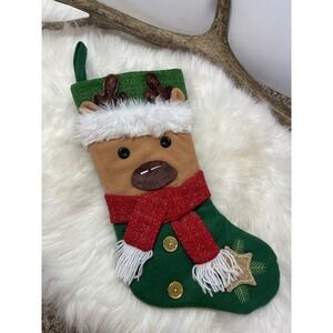 Walmart 3D Reindeer Christmas Stocking